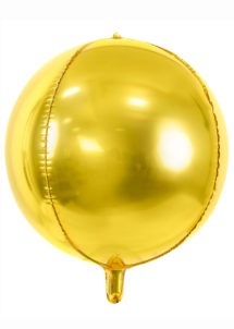 ballon hélium, ballon doré, ballon mylar, ballon aluminium, ballon doré, Ballon Boule Dorée, Globe Aluminium