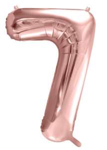 ballon chiffre, ballon chiffre 7, ballon chiffre géant, ballon chiffre rose gold