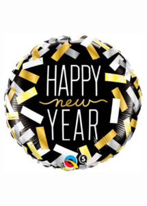 ballon bonne année, ballon happy new year, ballon étoile, ballon aluminium, ballon hélium, ballon réveillon