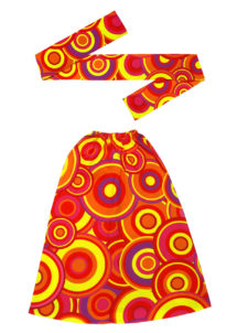 bandeau jambières disco, accessoire pattes d'éléphant, accessoires disco