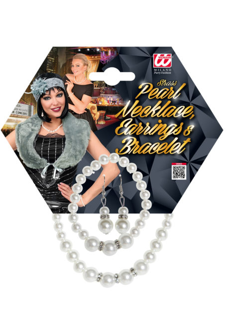 bijoux années 30, bijoux en perles, colliers perles, bijoux années 30, accessoires années 30, Bijoux Perles, Collier + Bracelet + Boucles