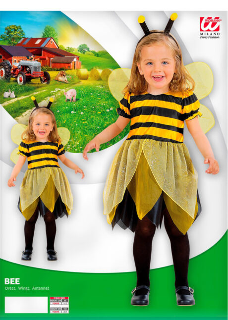 déguisement abeille bébé, ailes d'abeille fille, costume d'abeille fille, Déguisement d&rsquo;Abeille, Bébé