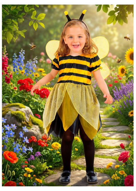 déguisement abeille bébé, déguisement animaux fille, Déguisement Abeille Bébé avec Ailes et Antennes