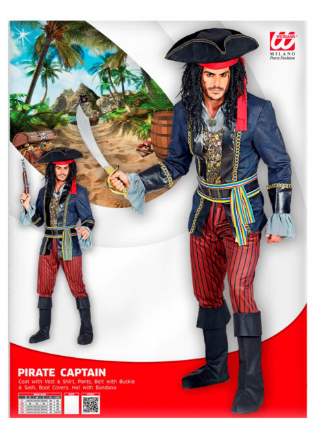 déguisement de pirate homme, déguisement pirate adulte, déguisement pirate, costume pirate homme, Déguisement de Pirate, Capitaine