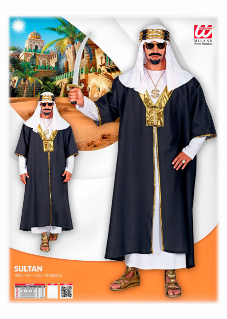 déguisement oriental, déguisement de sultana oriental, costume de sultan, costume de sheik arabe, Déguisement de Sultan Oriental