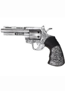 pistolet de cowboy, pistolet cowboy, revolver, accessoire cowboy, armes de déguisement, revolver, Pistolet de Cowboy, Imitation Métal Vieilli, Latex