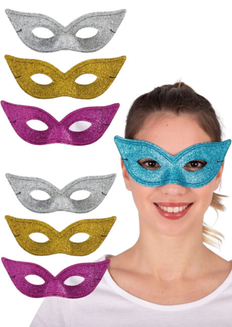 loup paillettes, loup libellule, loup carnaval de Venise, masque Venise, Loup à Paillettes Libellule, 4 couleurs