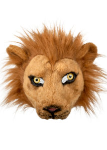 masque de lion, masque animal fausse fourrure, masques animaux, masque lions