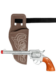 pistolet de cowboy avec étui, revolver cowboy