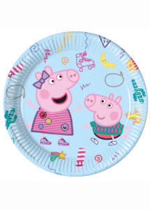 vaisselle peppa pig, anniversaire Peppa pig, décorations Peppa pig, Vaisselle Peppa Pig, Assiettes 23 cm