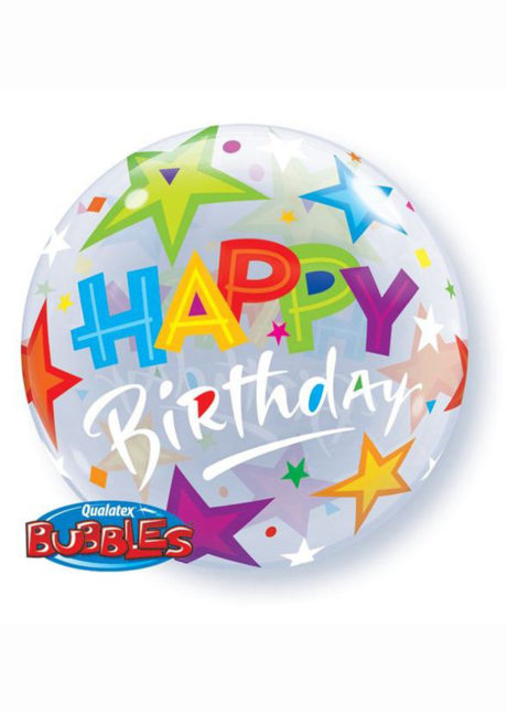 ballon hélium, ballon bubble, ballon transparent, ballon anniversaire, Ballon Anniversaire, Bubble Transparent, Multicolore
