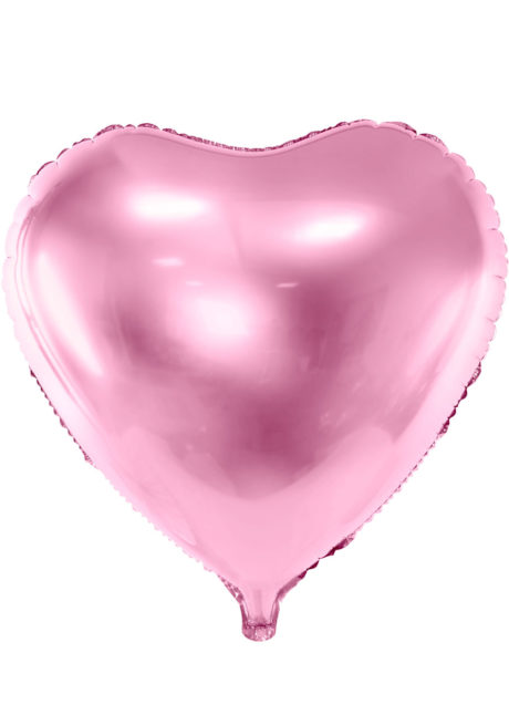 ballon coeur, ballon hélium, ballon aluminium, ballon saint valentin, ballons coeurs rose, Ballon Coeur Rose, 61 cm, en Aluminium