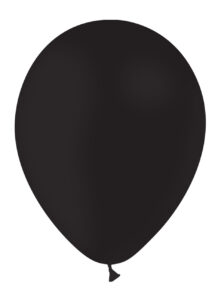 ballon hélium, ballon de baudruche, ballon en latex, ballons noirs