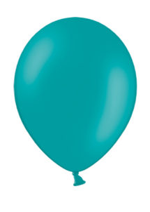 ballon hélium, ballon de baudruche, ballon vert, Ballons Vert Caraïbes, en Latex, x 10
