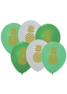 ballons ananas, ballons hélium, ballons baudruche