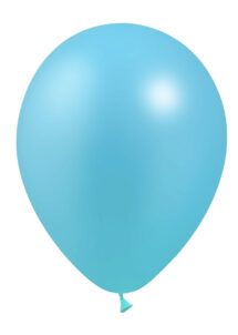 ballon hélium, ballon de baudruche, ballon en latex, ballons bleus, Ballons Bleu Ciel Métal, en Latex