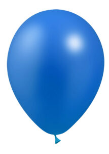 ballon hélium, ballon de baudruche, ballon en latex, ballons bleus, Ballons Bleu Roi Métal, en Latex