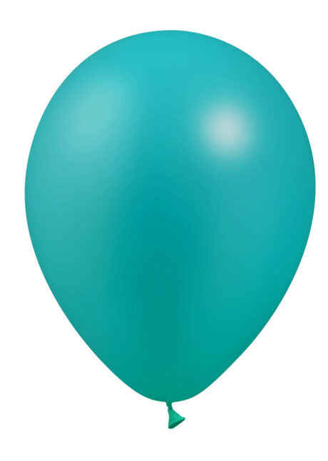 ballon hélium, ballon de baudruche, ballon turquoise, Ballons Turquoise Métal, en Latex