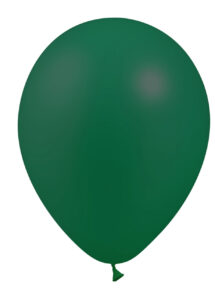 ballon hélium, ballon de baudruche, ballon vert, Ballons Vert Forêt Métal, en Latex