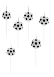 bougies foot, bougies ballons de foot, thème foot supporters
