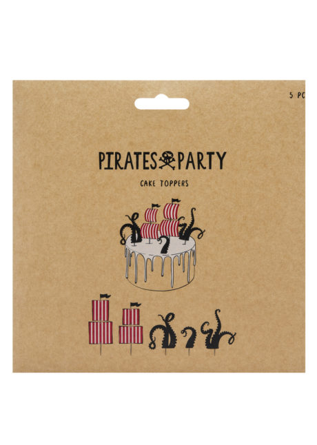 cake topper, decorations gâteaux, décorations gâteaux pirates, thème pirates, Décoration Gâteaux, Pics Pirates Party