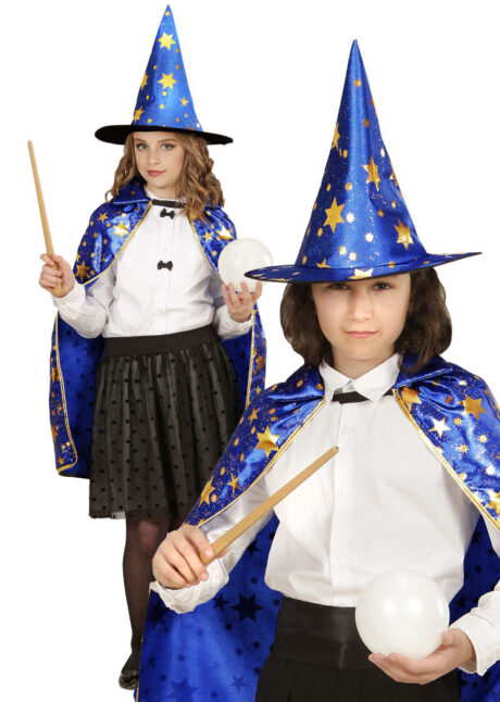 Cape de magicien et chapeau pour les enfants 5-6 ans de Great Pretenders