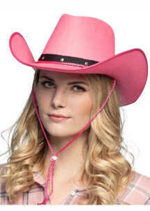 chapeau de cowboy rose, chapeau rose cowboy