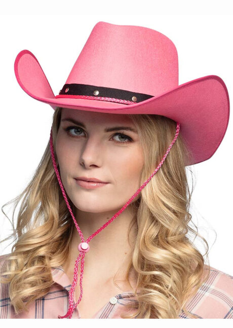 chapeau de cowboy rose, chapeau rose cowboy, Chapeau de Cowboy Wichita, Rose