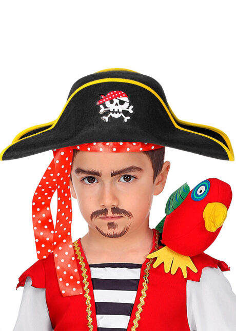 chapeau de pirate enfant, bicorne de pirate, chapeaux de pirates pour enfant, Chapeau de Pirate, Bicorne Enfant