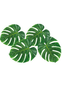 feuilles de palmier, feuilles de bananier, décorations hawaïennes, décorations tropicales