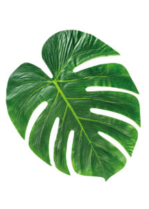 feuilles de palmier, feuilles de bananier, décorations hawaïennes, décorations tropicales
