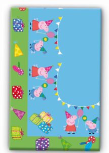 nappe peppa pig, décorations Peppa pig, anniversaire Peppa pig