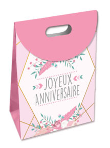 pochette cadeau, emballage cadeau, sac cadeau anniversaire