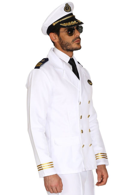 déguisement de capitaine marine, déguisement marin homme, costume de marin homme, déguisement capitaine de la marine, costume capitaine marine, déguisement marin navy, accessoire marin déguisement, Déguisement de Marin, Veste de Capitaine Luxe