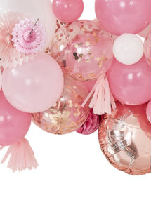 arche de ballons, kit décorations ballons, décorations ballons, ballons baudruche, ballons hélium, décorations roses, ginger ray