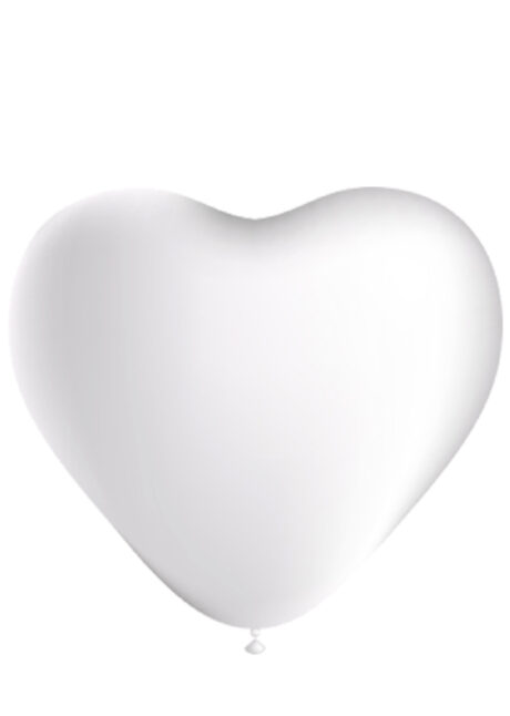 ballon coeur, ballon hélium, ballon baudruche, ballon latex, ballons coeurs blancs, Ballon Coeur, Ballons Coeurs Blancs, en Latex