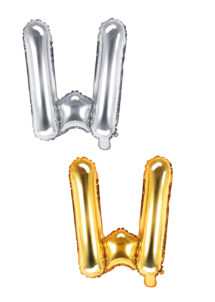 ballon lettre, ballon lettre W