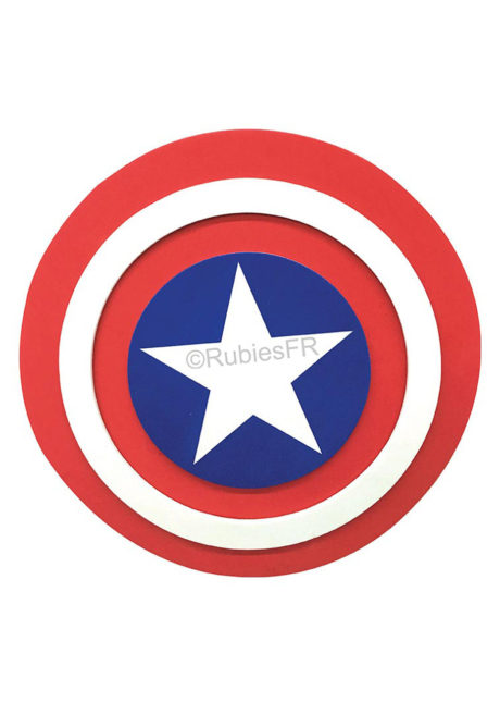 bouclier captain America, accessoire super héros, Bouclier Captain America, en Mousse Compacte