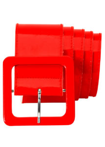 ceinture rouge, ceinture vinyle, ceinture disco