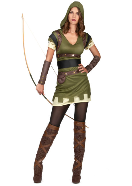 déguisement robin des bois femme, déguisement archer femme, costume d'archer femme, Déguisement de Robin de Bois, Archer Sexy