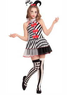 déguisement arlequin fille, costume d'arlequin fille, déguisement de pierrot fille, déguisement pierrot enfant
