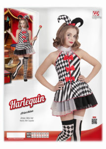 déguisement arlequin fille, costume d'arlequin fille, déguisement de pierrot fille, déguisement pierrot enfant