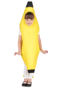 déguisement de banane enfant, costume de banane enfant, déguisement fruit enfant