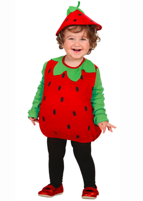 déguisement fraise bébé, déguisement fruits enfants, costume de fraise, Déguisement de Bébé Fraise, Fille et Garçon