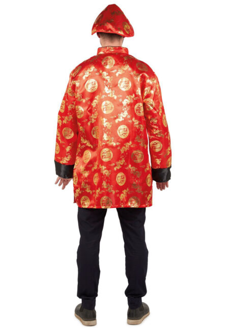 déguisement chinois homme, costume de chinois, déguisement nouvel an chinois, déguisement asiatique adulte, Déguisement de Chinois