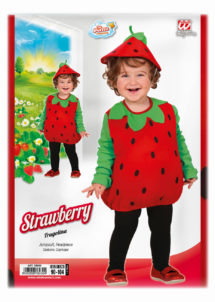 déguisement fraise bébé, déguisement fruits enfants, costume de fraise