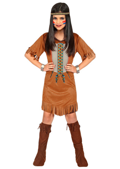 déguisement indienne enfant, déguisement indienne fille, déguisements filles, costumes enfants filles, déguisements enfants, Déguisement d’Indienne Comanche, Fille