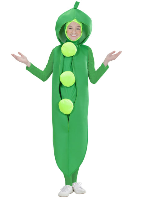 déguisement petit pois, déguisement légume enfant, costume petit pois enfant, Déguisement de Petit Pois, Fille et Garçon