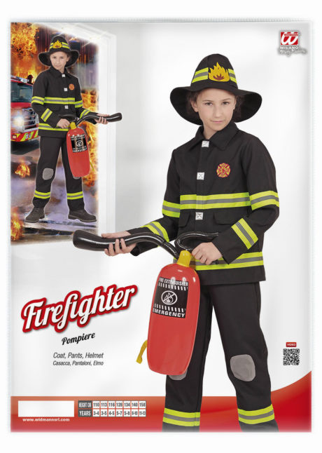 Déguisement de Pompier, Fire Figther, Garçon - Aux Feux de la Fête