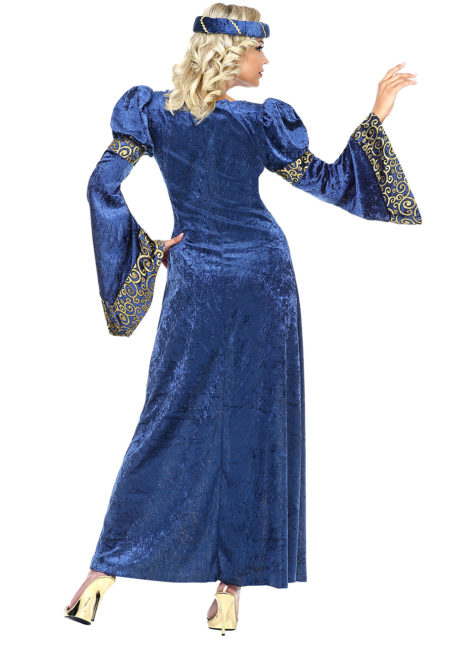 déguisement princesse renaissance, déguisement de marquise, déguisement de princesse médiévale, déguisement de princesse pour femme, Déguisement de Princesse Renaissance, Medieval Blue